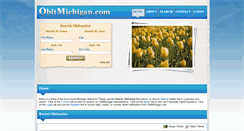 Desktop Screenshot of obitmichigan.com